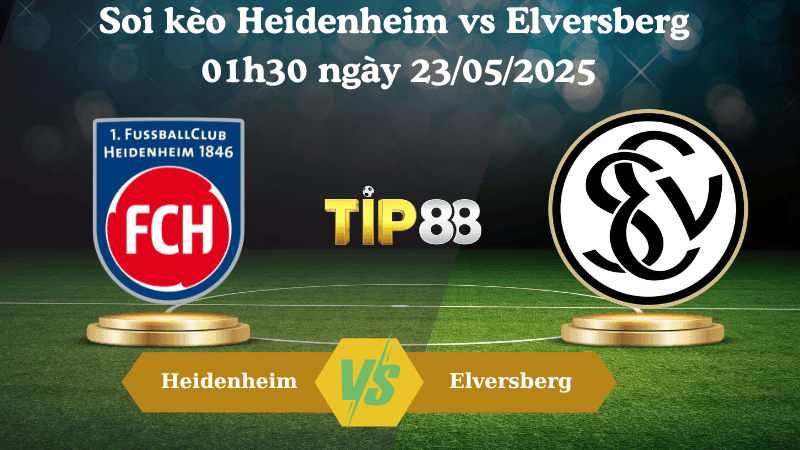 TIP88 Nhận định soi kèo Heidenheim vs Elversberg 01h30 ngày 23/05/2025 - Bundesliga