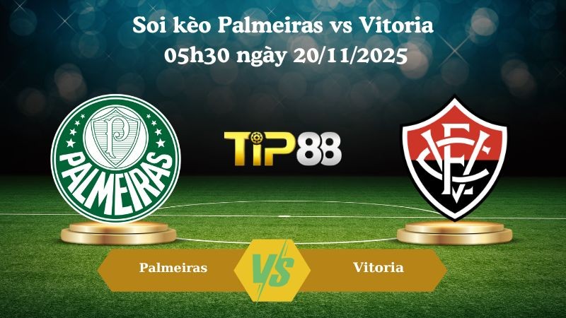 TIP88 Nhận định soi kèo Palmeiras vs Vitoria 05h30 ngày 20/11/2025 – VĐQG Brazil
