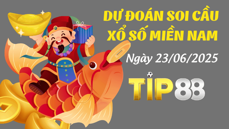 TIP88 Dự Đoán Soi Cầu Xổ Số Miền Nam Ngày 23/06/2025 - Số Đẹp Hôm Nay Đã Xuất Hiện