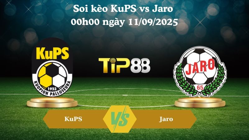 TIP88 Nhận định soi kèo KuPS vs Jaro 00h00 ngày 11/09/2025 - Cúp Quốc Gia Phần Lan