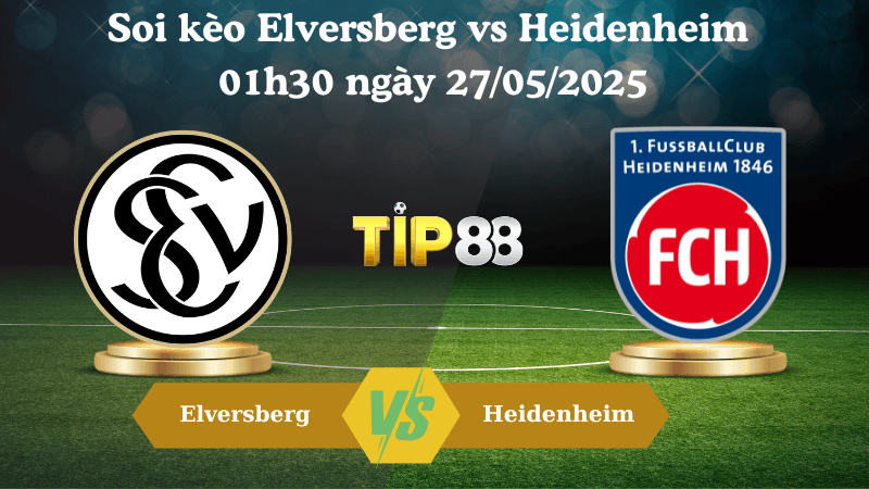 TIP88 Nhận định soi kèo Elversberg vs Heidenheim 01h30 ngày 27/05/2025 - Bundesliga